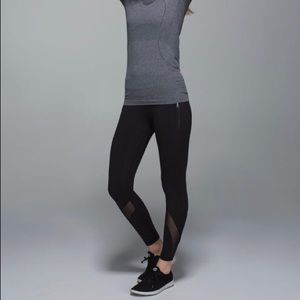 Lululemon Inspire Tight II (Mesh) Black Leggings